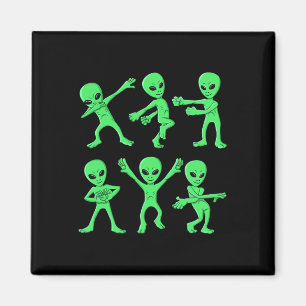 Dancing Aliens Dance Challenge Boys Girls Kids Hal Magnet