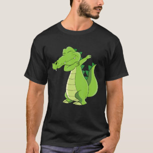 Dancing Alligator Funny Dabbing Alligator T-Shirt