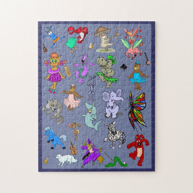 Dancing Animal Puzzle (Vertical)
