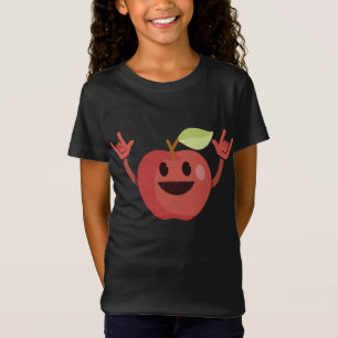 Dancing Apple Funny Vegan Healthy Fruit Dance Love T-Shirt