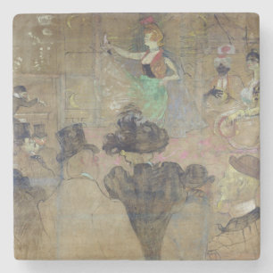 Dancing at the Rouge: La Goulue, 1895 Stone Coaster
