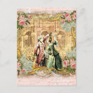 Dancing at Versailles Postcard