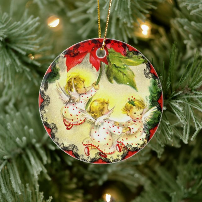 Dancing Baby Angels Vintage Christmas Ornament (Tree)