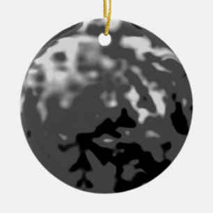 Dancing Ball Gold Grey Trans MUSEUM Zazzle Gifts Ceramic Tree Decoration