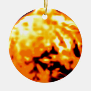 Dancing Ball Gold Transp MUSEUM Zazzle Gifts Ceramic Tree Decoration
