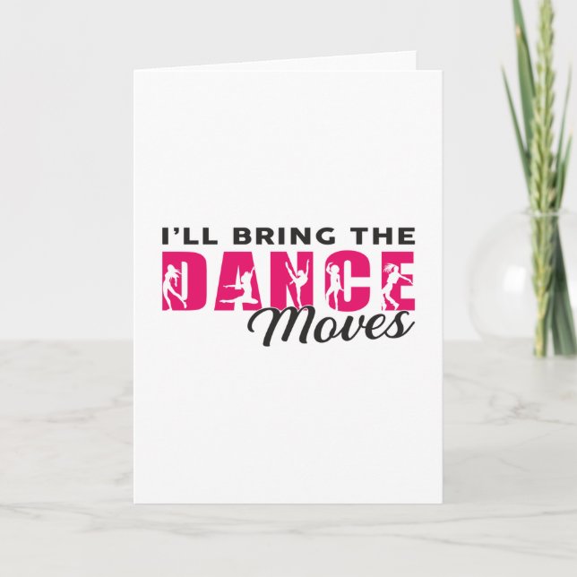 Dancing Ballerina Dance Queen Dancer Gift Idea Card (Front)