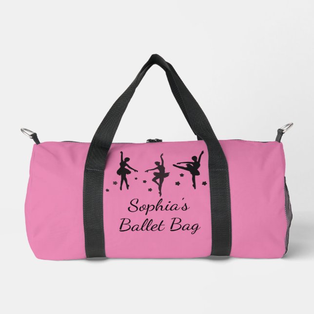 Dancing Ballet Design Duffle Bag (Front)