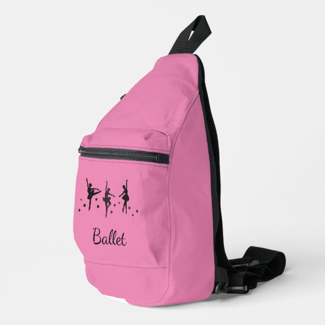 Dancing Ballet Design Sling Bag (Right Corner)