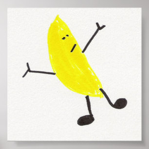Dancing Banana Poster