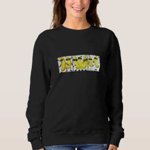 Dancing Bananas Sunglasses Ai Generated Art Me Sweatshirt