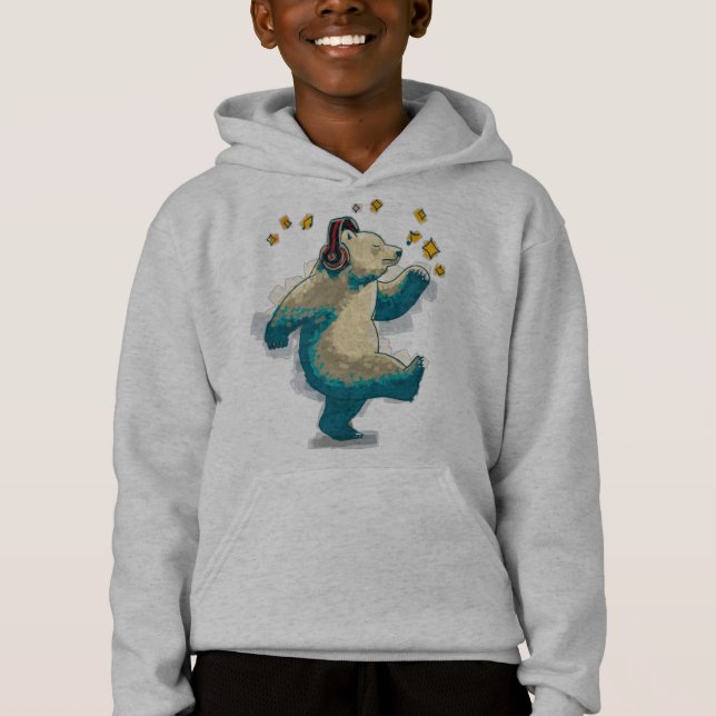 Dancing Bear with headphones (Front)