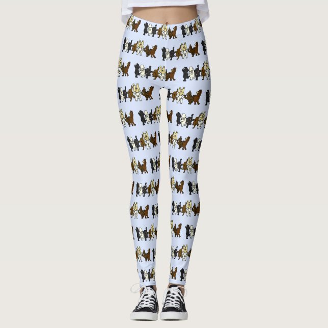 Dancing Bears Leggings (Front)