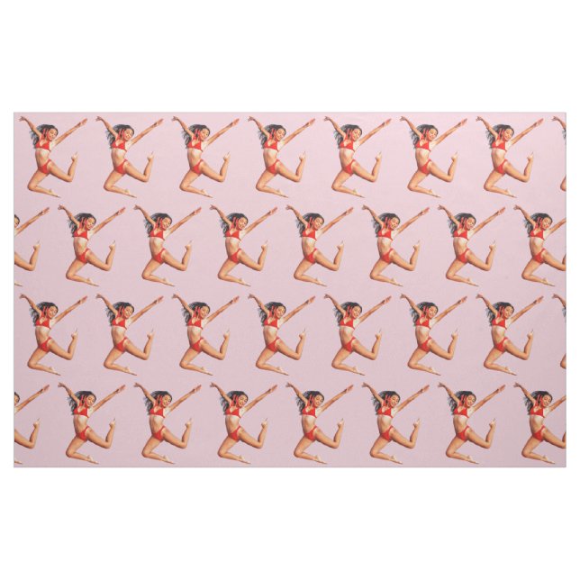 Dancing Bikini Model Thunder_Cove  Fabric (Fat Quarter)