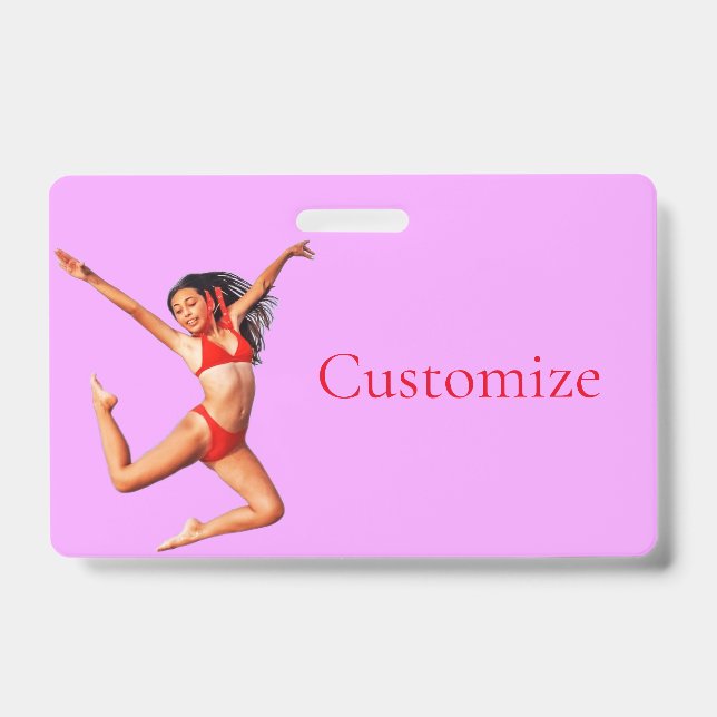 Dancing Bikini Model Thunder_Cove ID Badge (Front)