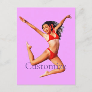 Dancing Bikini Model Thunder_Cove Postcard
