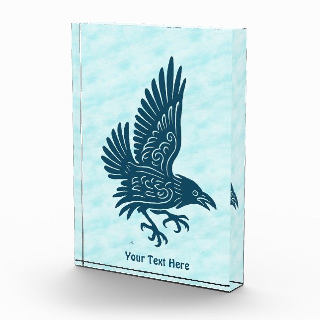 Dancing Blue Raven Photo Block (Right)