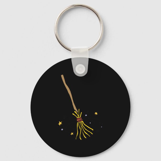 Dancing Broom Key Ring (Front)