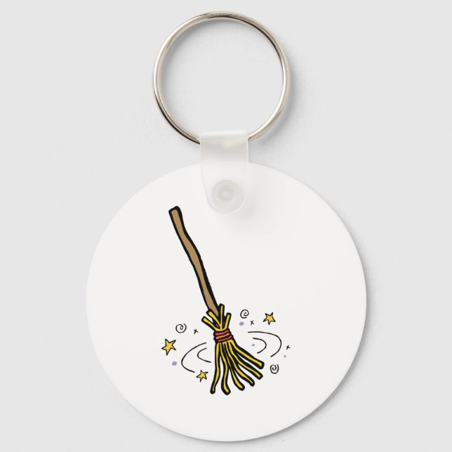 Dancing Broom Key Ring (Front)