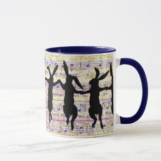 Dancing Bunnies Coffee Mug