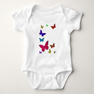 Dancing Butterflies Baby Bodysuit