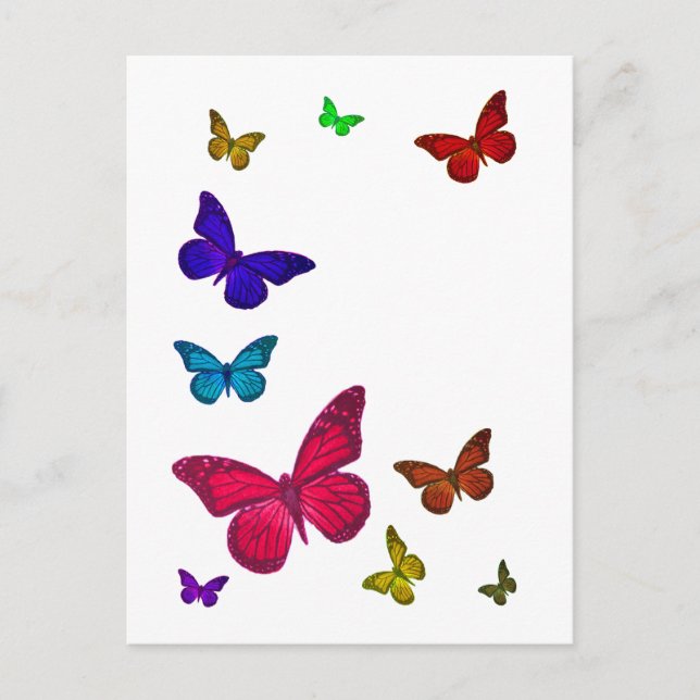 Dancing Butterflies Postcard (Front)