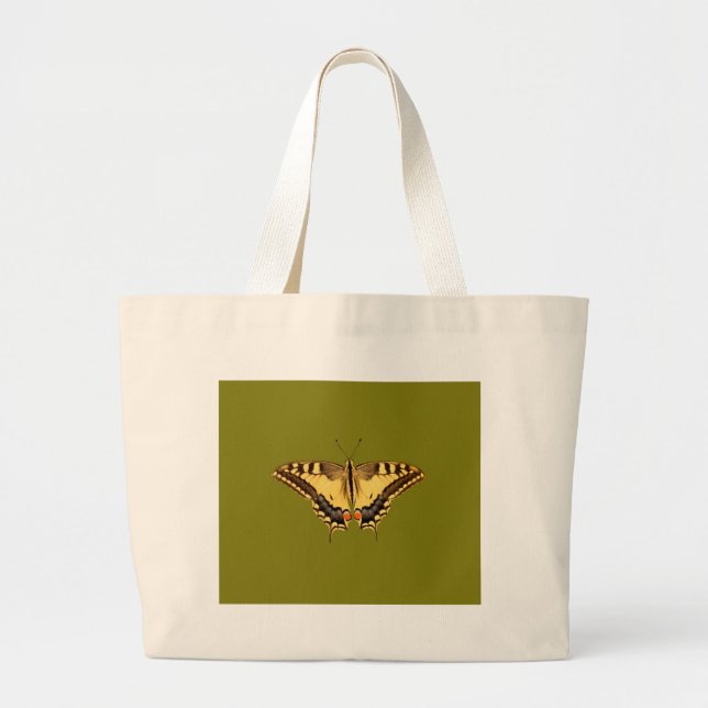 Dancing Butterfly Large Tote Bag (Front)