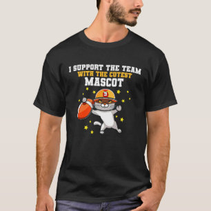 Dancing Cat In Helmet Humour Football Sunday Fan M T-Shirt