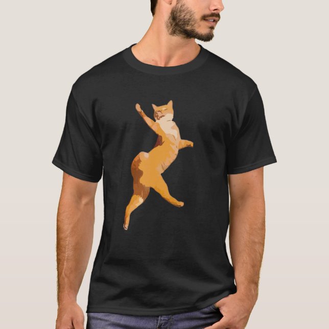 Dancing Cat T-Shirt (Front)