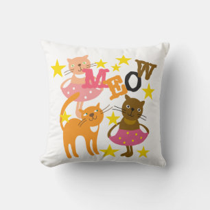 Dancing Cats Cushion