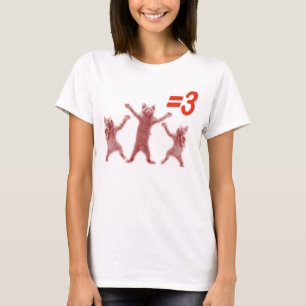 dancing cats equals 3 T-Shirt