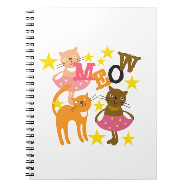 Dancing Cats Notebook (Front)