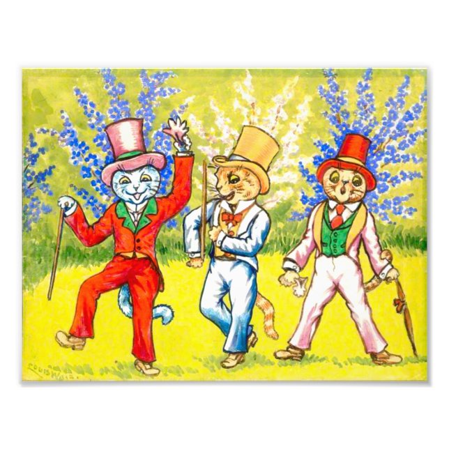 Dancing Cats Photo Print (Front)