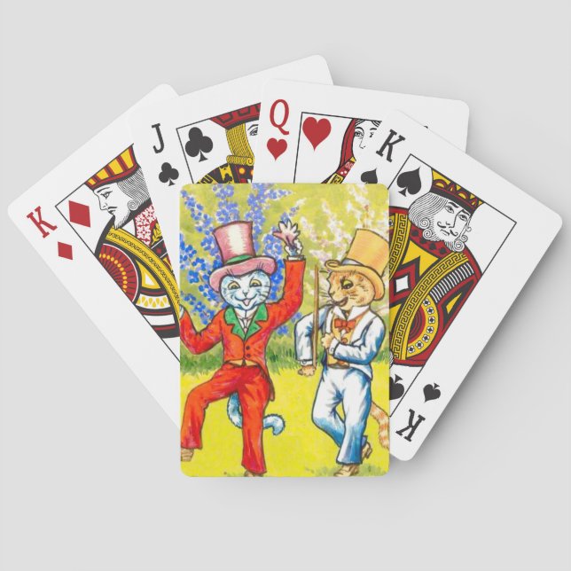 Dancing Cats Playing Cards (Back)