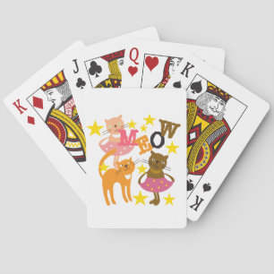 Dancing Cats Playing Cards