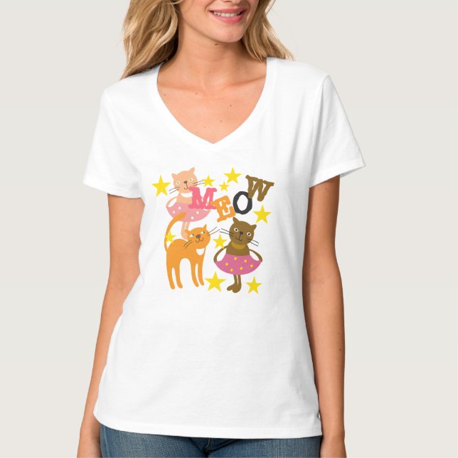 Dancing Cats T-Shirt (Front)