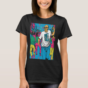 Dancing Champion Dad Retro Pop Dancer Dad  2 T-Shirt