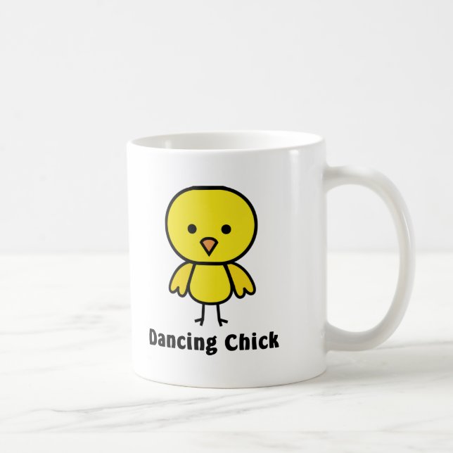 Dancing Chick Coffee Mug (Right)