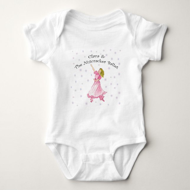 Dancing Clara Baby Bodysuit (Front)