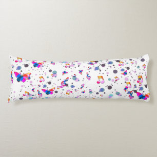 Dancing Colourful Music Body Cushion