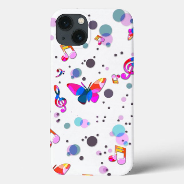 Dancing Colourful Music Case-Mate iPhone Case (Back)