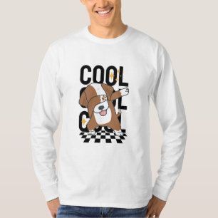 Dancing Cool Puppy Long Sleeve T-Shirt