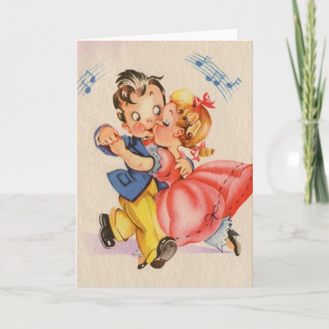 Dancing Couple Card (Front)