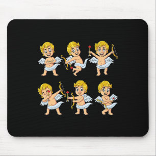 Dancing Cupids Dance Challenge Valentines Day Boys Mouse Pad
