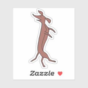 Dancing dachshund