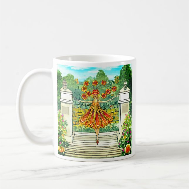 Dancing Daisy Mug (Left)