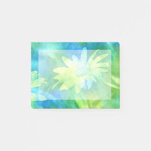 Dancing Daisy Watercolor Post-it Notes