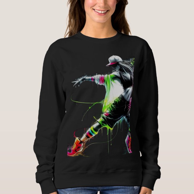 dancing danceparty dancelover sweatshirt (Front)