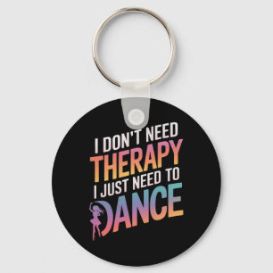 Dancing Dancer Dance Uni-adult Dance Modern Black Key Ring