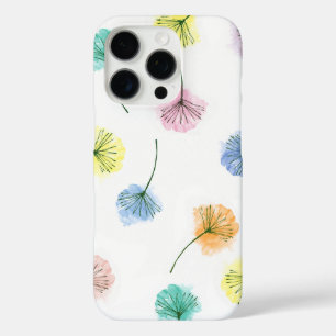 Dancing Dandelions   Watercolor Floral Pattern iPhone 16 Pro Case
