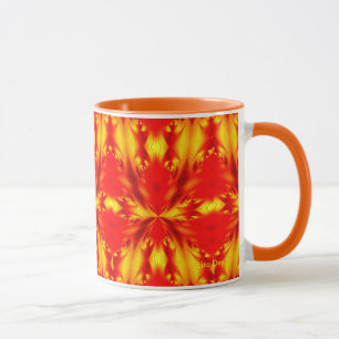 Dancing Demons Abstract Mug